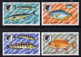 ASCENSION IS. - 1970 - Fish, 3rd Series - Perf 4v Set - MNH