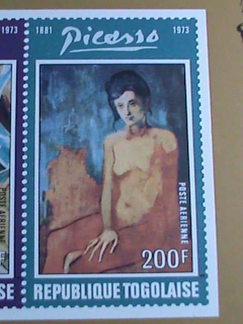 ​TOGO STAMP 1974-SC#C217-9 FAMOUS PAINTER PICASSO-NUDE PAINTINGS MNH-S/S VF