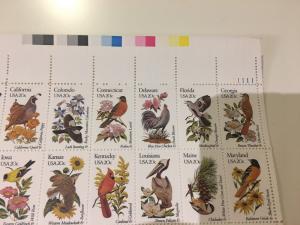 US 1953-2002 2002b State Birds & Flowers 20c sheet 50 UR 11111 MNH 1982