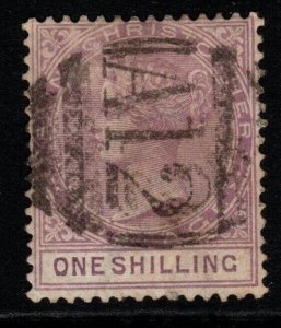 ST.CHRISTOPHER SG20 1886 1/= MAUVE USED