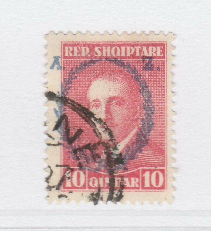 A3P18F45 Albania 1927 10q used