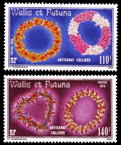 Wallis & Futuna Islands 1979 Scott #240-241 Mint Never Hinged