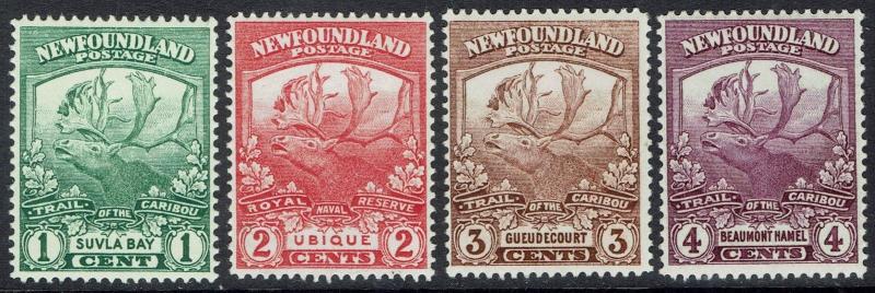 NEWFOUNDLAND 1919 CARIBOU 1C- 4C