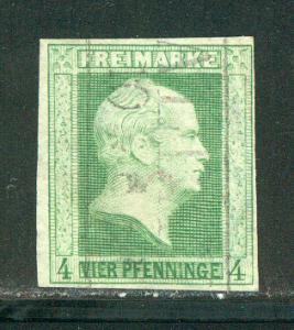 German States Prussia Scott # 1, used