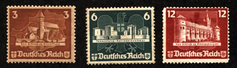 GERMANY Deutsches Reich OSTROPA 1935 SC# B68abc Stamps Postage MINT LH