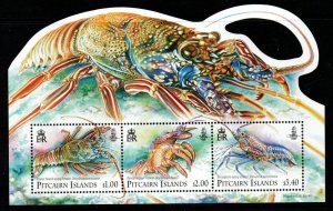 PITCAIRN ISLANDS SGMS882 2013 LOBSTERS MNH