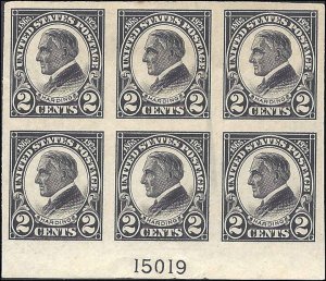 611 Mint,OG,H... Plate Block of 6 - SCV $70.00