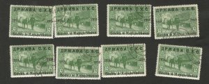 BOSNIA YUGOSLAVIA - LOT OF 8 USED STAMPS , 30h - 1918. (19)