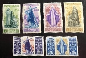 Italy Scott# 489-492, C127-C128 Unused VF NH Cat $182.50