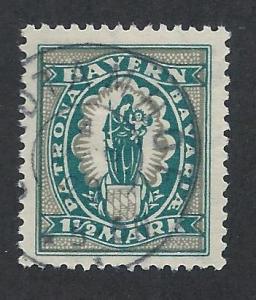 GERMAN STATES - BAVARIA SC# 249 FVF/U 1920