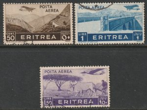 Eritrea 1936 Sc C8,C11-12 used