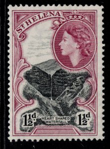 ST. HELENA QEII SG155, 1½d black & reddish purple, M MINT.