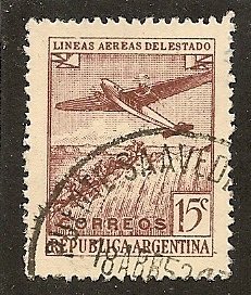 Argentina   Scott    C53   Plane    Used