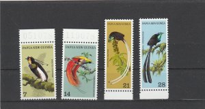 Papua New Guinea  Scott#  365-368  MNH  (1973 Birds of Paradise)