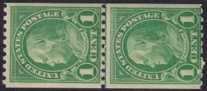 #604 Mint NH, F-VF, Line pair (CV $7) (CV $0.8 - ID32051) - Joseph Luft