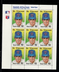 ST. VINCENT SC# 1276  FVF/MNH