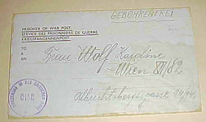 AUSTRIA   POW  1946 KARNTEN  CENSORED