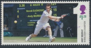 GB  SG 3511 (from MS) SC# 3211c Used Tennis Murray see details & scans