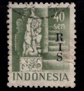 Republic of Indonesia Scott 348 Used RIS overprint