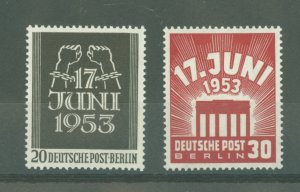 Germany/Berlin (9N) #9N99-9N100 Mint (NH) Single (Complete Set)