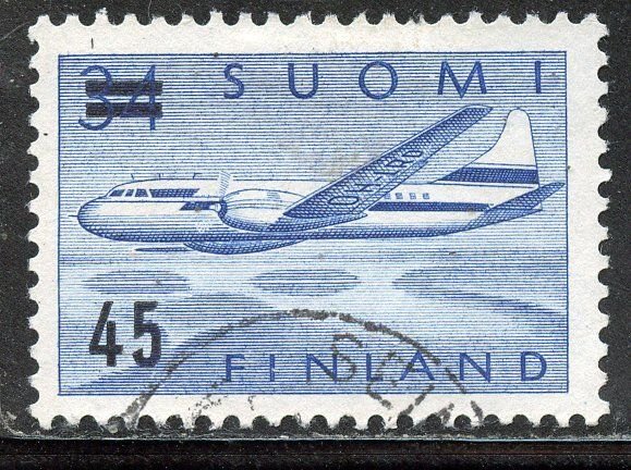 Finland # C6,  Used.