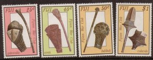 FIJI SG747/50 1986 ANCIENT WAR CLUBS MNH