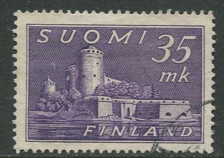 Finland - Scott 280 - Castle in Savonlinna -1949- Used - Single 35m Stamp