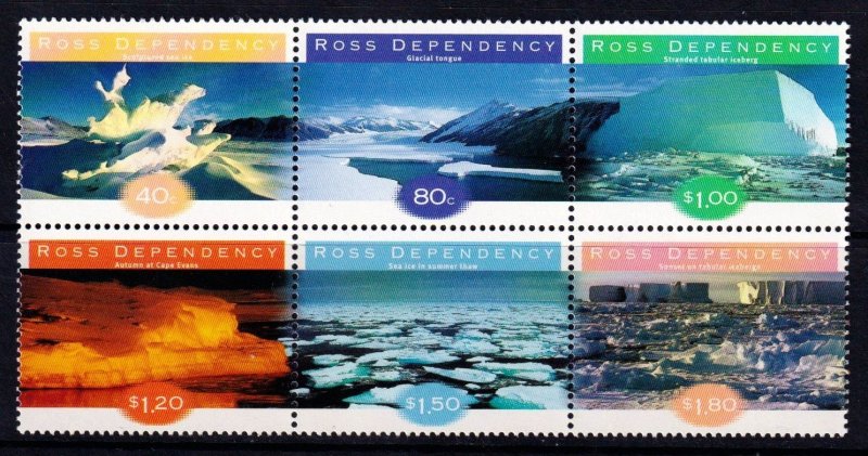 Ross Dependency 1999 Night Skies Complete Mint MNH Set Block SC L60a