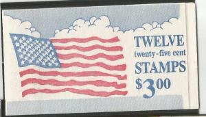 U.S. Scott #2285Ac Flag Stamps - Mint NH Booklet Pane