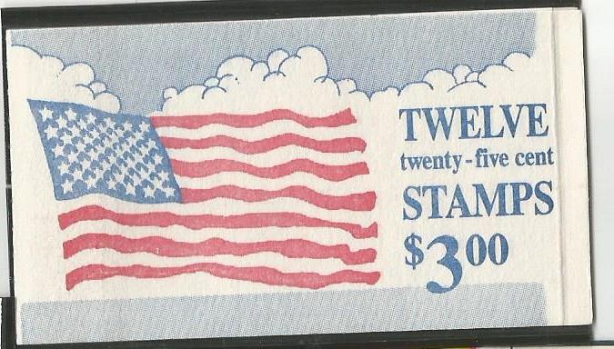 U.S. Scott #2285Ac Flag Stamps - Mint NH Booklet Pane