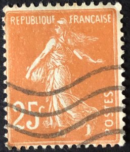 25c postes   Francaise republique , stamp used in n1 good condition