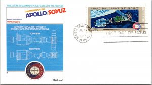 7.15.1975 FDC - Apollo / Soyuz - Kennedy Space Center, FL - F39031