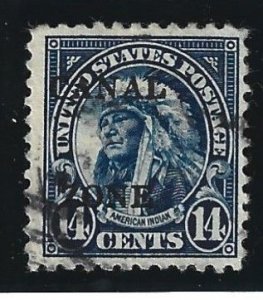 Canal Zone Scott #89 Used 14c Sharpe Top A O/P 2021 CV $15.00