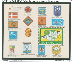 Guyana #2012 Mint (NH) Souvenir Sheet (Scouts)