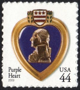 SC#4390 44¢ Purple Heart Single (2009) SA