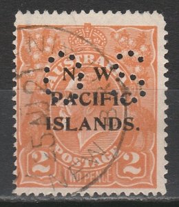 NWPI NEW GUINEA 1919 KGV OS 2D USED