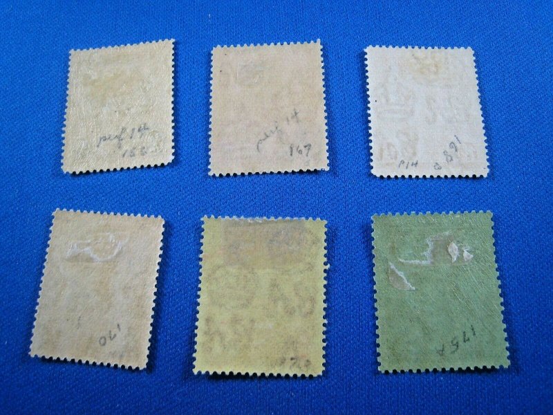 BARBADOS  1925-1935  -  SCOTT # 166//175   MH