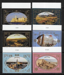 United Nations 1228-29, G677-8, V652-3 World Heritage set MNH