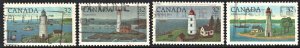 Canada SC#1032-1035 32¢ Canadian Lighthouses: 1st Series (1984) Used