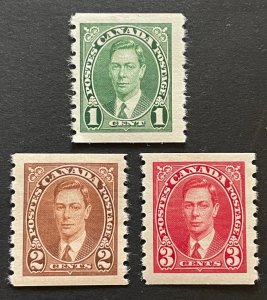 Canada, Scott  238 - 240,  Unused LH, F=VF, Great Margins and Centering