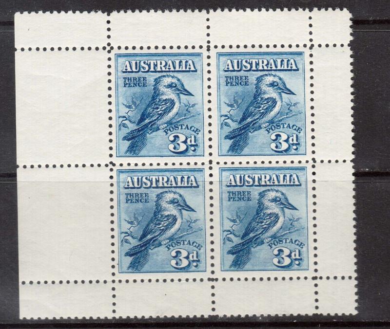 Australia #95a VF/NH Pane Of Four