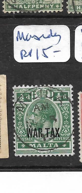 MALTA (P0906B) KGV 1/2D WAR TAX MASIDA  CDS  VFU