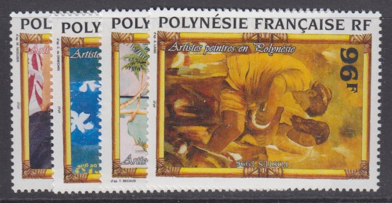 French Polynesia, Scott 695-698, MNH
