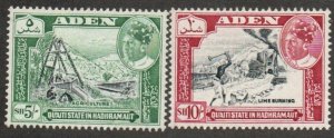 Aden - Quaiti 51-52 Mint hinged