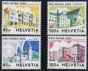 Switzerland 2005, Pro Patria 4v, MNH