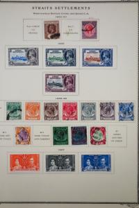 Straits Settlements Mint and Used Stamp Collection