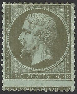 France Stamp Scott #22, Unused No Gum, 1862-1871