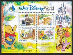 Canada Disney 1621b Souvenir Sheet MNH VF 