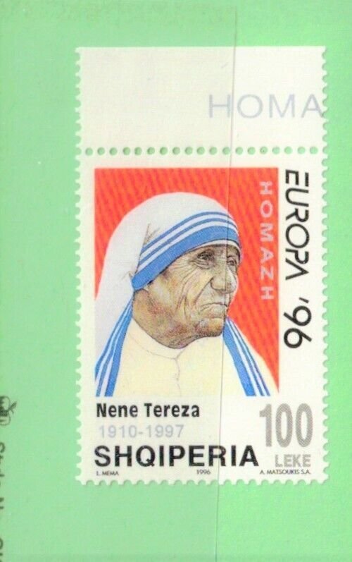 Albania Sc 2507 MNH of 1996 - Europa issue, Mother Tereza - AJ08