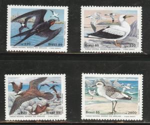 Brazil Scott 2001-2004 MNH** 1985 Bird  stamp set